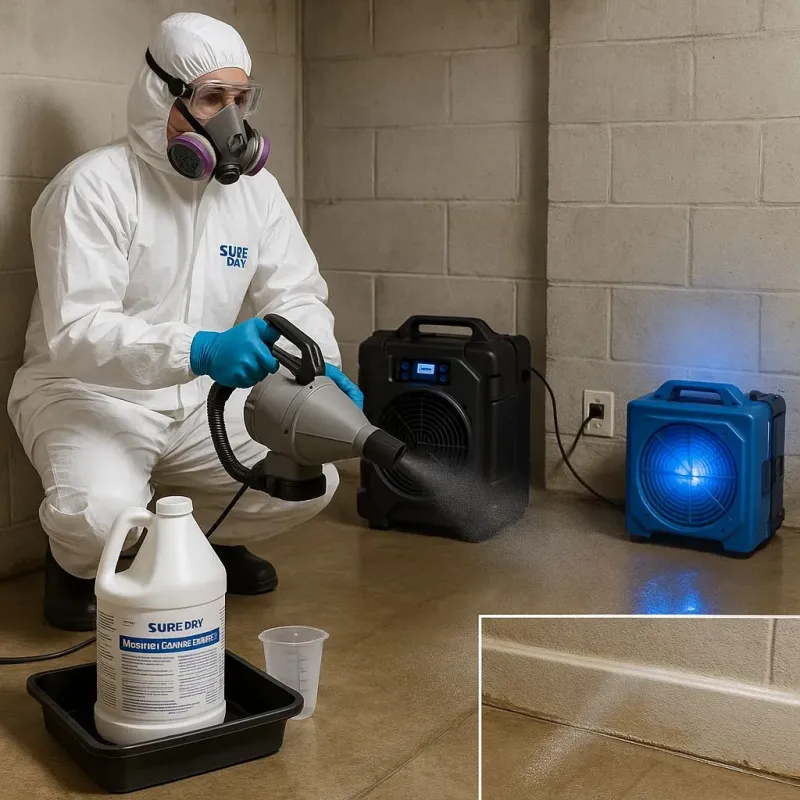 Sanitization and Odor Removal process in Oxford, NC
