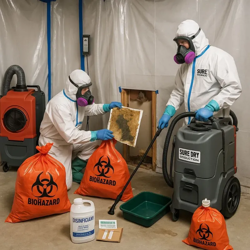 Contaminated Water Handling Protocols process in Oxford, NC